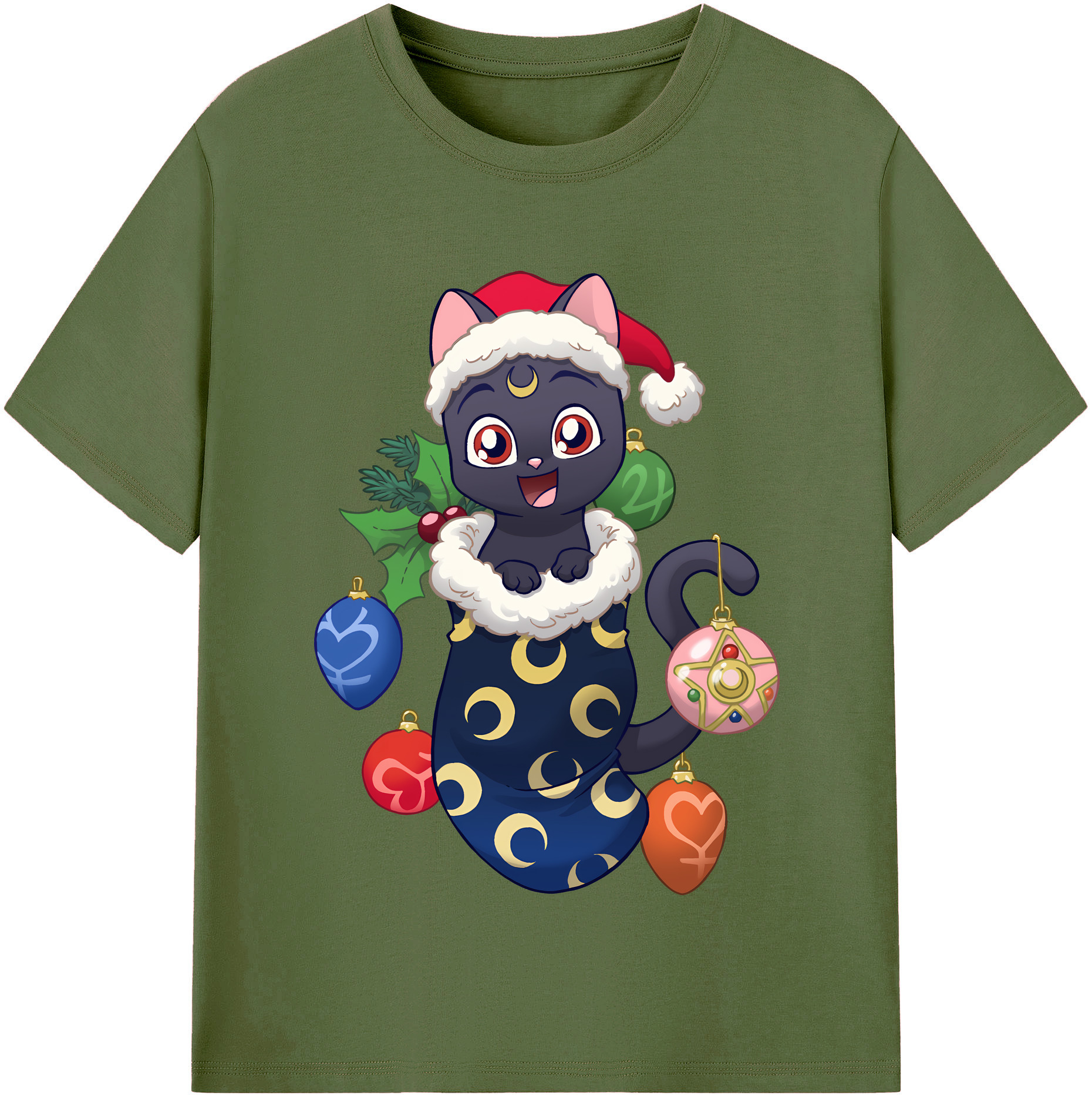 （画像用） 美少女戦士セーラームーン Sailor Moon 綿100％半袖Tシャツ（フロントプリント）